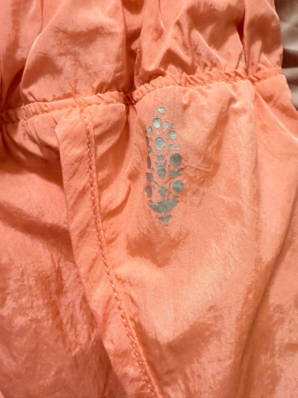 FP Movement The Way Home Coral Peach Athletic Shorts - Picture 3 of 4
